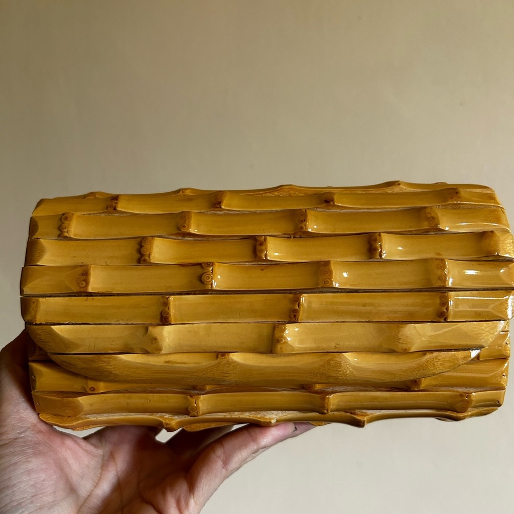 Heidi Klein Savanahh Bay Bamboo Clutch